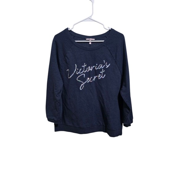 Victoria Secret Sweatshirt Sequins Women's Size Med - Picture 1 of 4